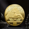 Munt - Anubis - Piramide - Weegschaal - Goud - 3