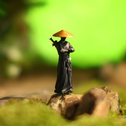 Sanders 3D mini figuur - Samurai met armen over elkaar