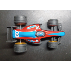 Sanders 3D autootje - F1 Zwart Rood blauw - 3