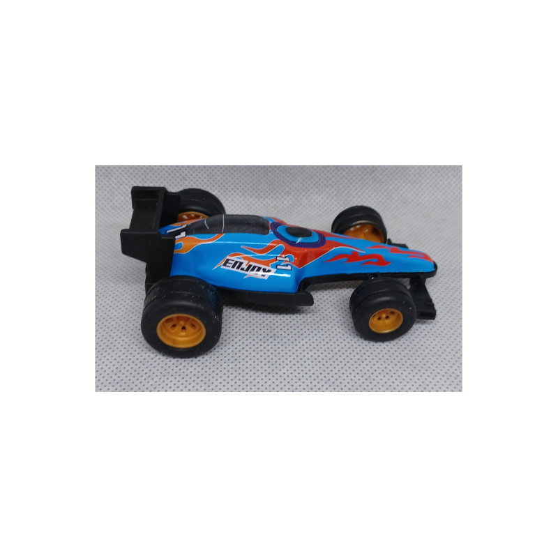 Sanders 3D autootje - F1 Raceauto - Blauw Zwart Rood Oranje