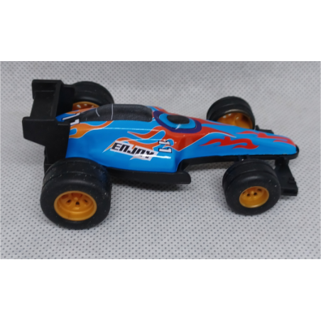 Sanders 3D autootje - F1 Raceauto - Blauw Zwart Rood Oranje