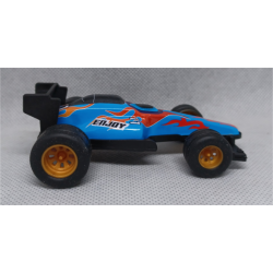 Sanders 3D autootje - F1 Raceauto - Blauw Zwart Rood Oranje - 2