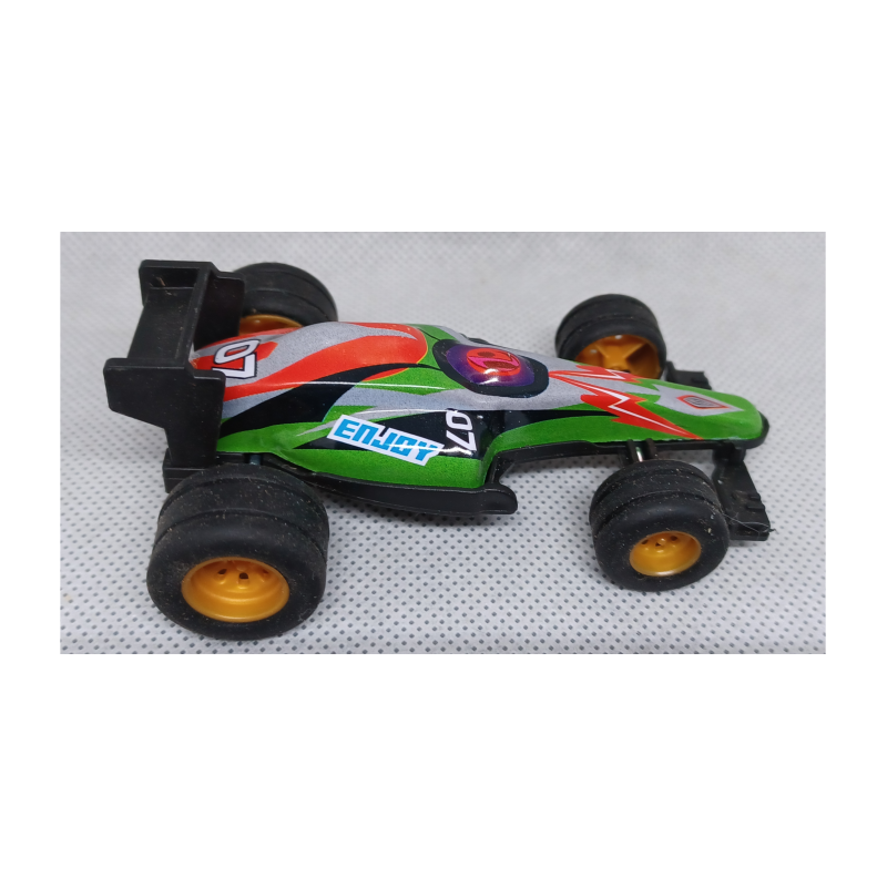 Sanders 3D autootje - F1 Raceauto - Groen Zwart Rood Wit Oranje