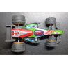 Sanders 3D autootje - F1 Raceauto - Groen Zwart Rood Wit Oranje - 3