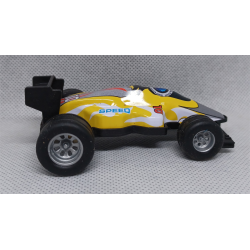 Sanders 3D autootje - F1 Raceauto - Geel Grijs Rood Wit Zwart - 2