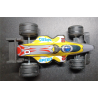 Sanders 3D autootje - F1 Raceauto - Geel Grijs Rood Wit Zwart - 3