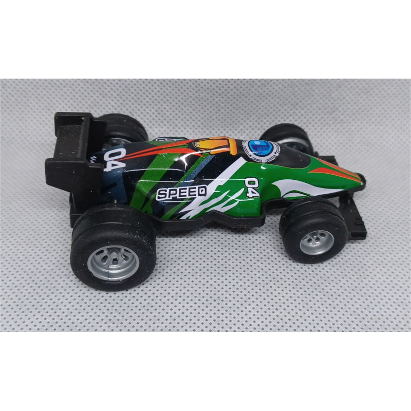 Sanders 3D autootje - F1 Raceauto - Groen Zwart Rood Wit Grijs