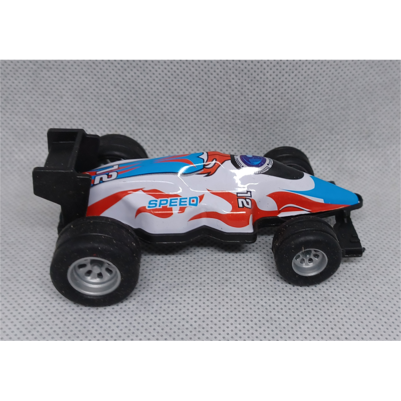 Sanders 3D autootje - F1 Raceauto - Wit Zwart Rood Blauw Grijs