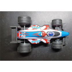 Sanders 3D autootje - F1 Raceauto - Wit Zwart Rood Blauw Grijs - 3