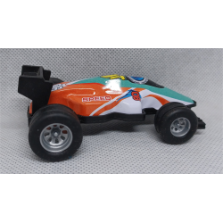 Sanders 3D autootje - F1 Raceauto - Oranje Wit Mint Groen Zwart Grijs - 2