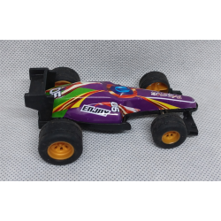 Sanders 3D autootje - F1 Raceauto - Paars Zwart Groen Wit Oranje