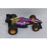 Sanders 3D autootje - F1 Raceauto - Paars Zwart Groen Wit Oranje