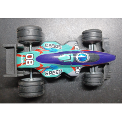 Sanders 3D autootje - F1 Raceauto - Mint Groen Blauw Zwart Grijs - 3