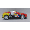 Sanders 3D autootje - Raceauto - Geel Rood - 2