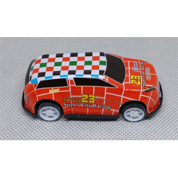 Sanders 3D autootje - Race Bus - Rood Wit Zwart