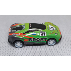 Sanders 3D autootje - Raceauto - Groen Zwart Sport