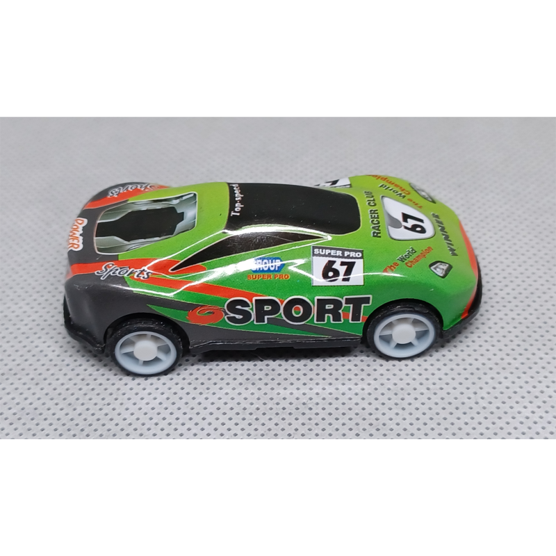 Sanders 3D autootje - Raceauto - Groen Zwart Sport