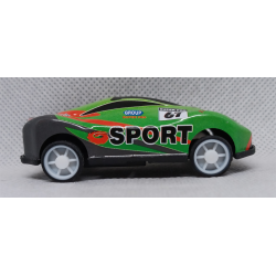 Sanders 3D autootje - Raceauto - Groen Zwart Sport - 2