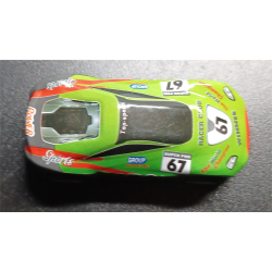 Sanders 3D autootje - Raceauto - Groen Zwart Sport - 3