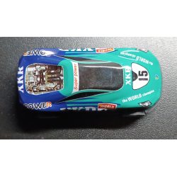 Sanders 3D autootje - Raceauto - Mint Groen Blauw XKR - 3