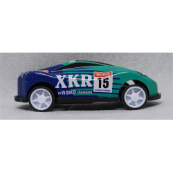 Sanders 3D autootje - Raceauto - Mint Groen Blauw XKR - 2