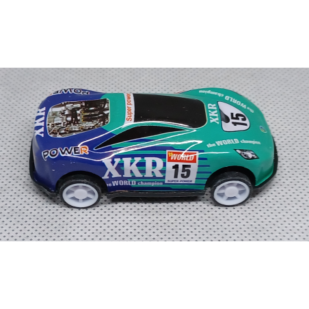 Sanders 3D autootje - Raceauto - Mint Groen Blauw XKR