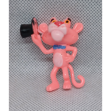 Sanders 3D mini figuur - Roze Panter met zwarte hoed