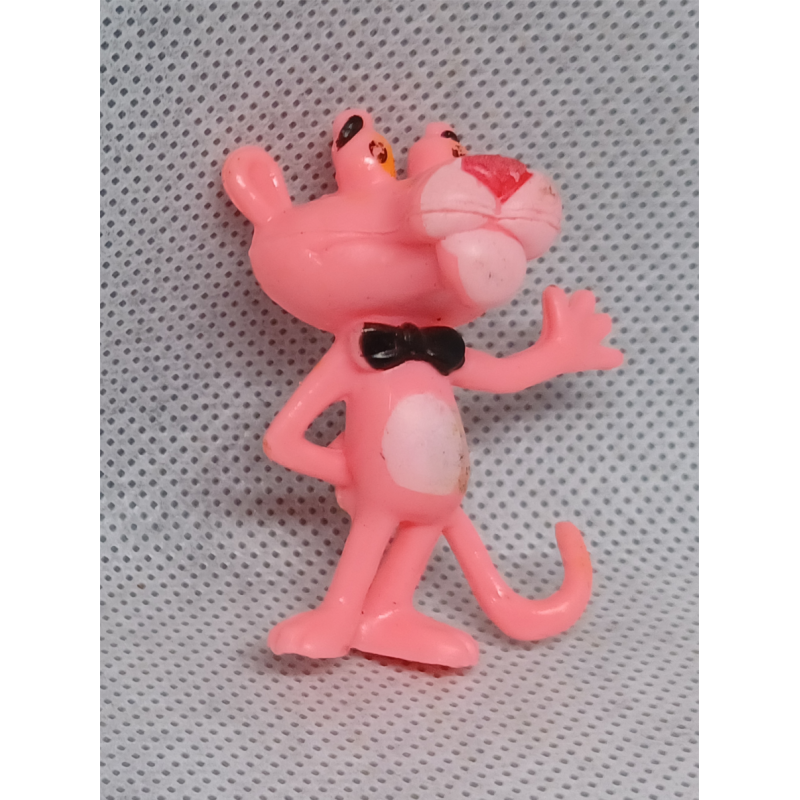 Sanders 3D mini figuur - Roze Panter met zwarte strik