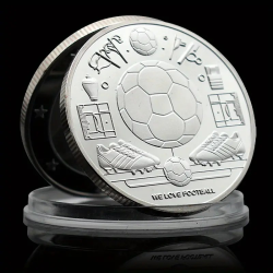 Munten Display - Voetbal we love football - Europa - Zilver - 4