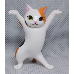 Sanders 3D mini figuur - Wit Bruine Kat