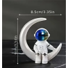 Sanders 3D mini figuur - Astronaut op maan - Afmetingen