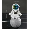 Sanders 3D mini figuur - Astronaut meditatie op volle maan - 2