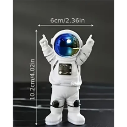 Sanders 3D mini figuur - Astronaut met armen omhoog - Afmetingen