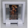 Page of Wands - Vierkante Witte Display 7x7 Met Tarot Sticker