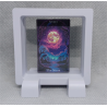 XVIII The Moon - Vierkante Witte Display 7x7 Met Tarot Sticker