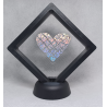 Blokken Hart - Zwarte Display 9x9 met sticker - Reflector