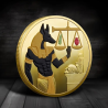 Munten Display - Anubis - Piramide - Weegschaal - Goud - 4