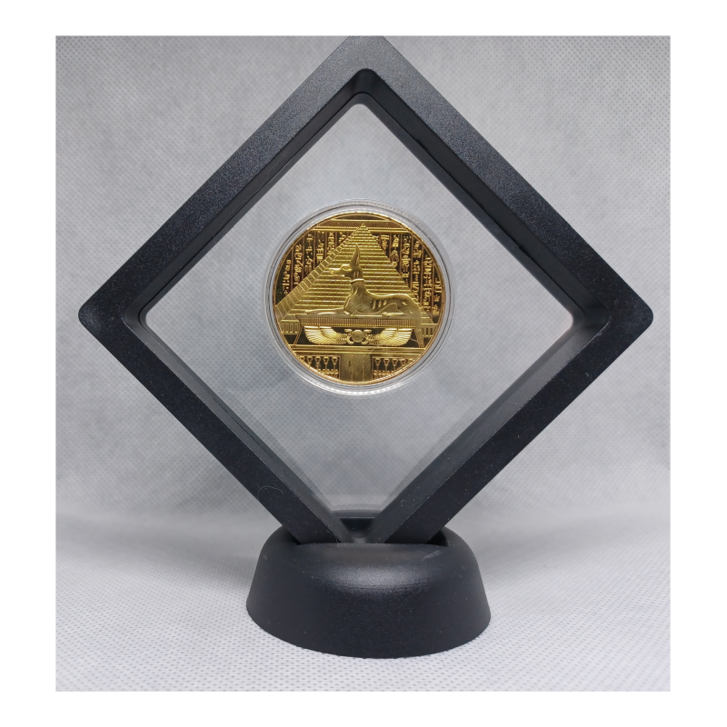 Munten Display - Anubis - Piramide - Weegschaal - Goud