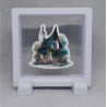 Wit Huis - Vierkante Witte Display 9x9 met tovenarij sticker