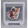 Draak Note - Vierkante Witte Display 9x9 met draken sticker