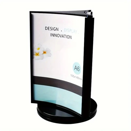 A6 Driehoekige Draaiende Reclame Display