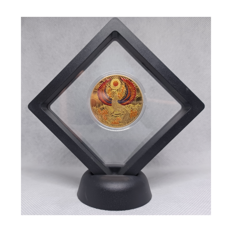 Munten Display - Phoenix - Yin Yang Dierenriem - Goud