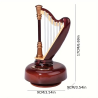 Muziekdoos - Harp 17 cm - Afmetingen