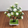 Bonsai - Witte Rozen 26 cm