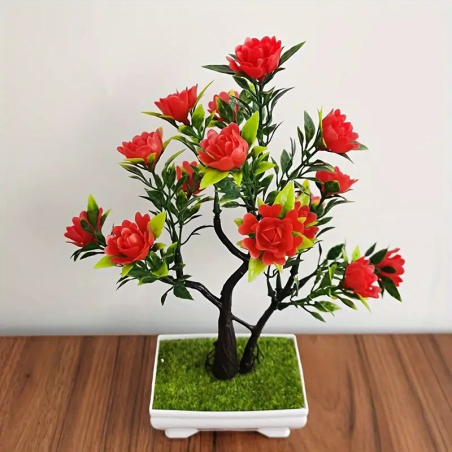 Bonsai - Rode Rozen 26 cm