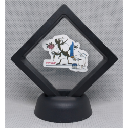 Pinksy - Zwarte Display 7x7 met Banksy sticker