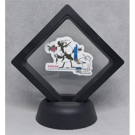 Pinksy - Zwarte Display 7x7 met Banksy sticker