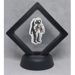 Astronaut - Zwarte Display 7x7 met Banksy sticker