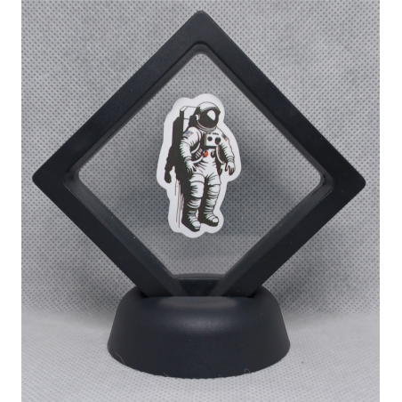 Astronaut - Zwarte Display 7x7 met Banksy sticker