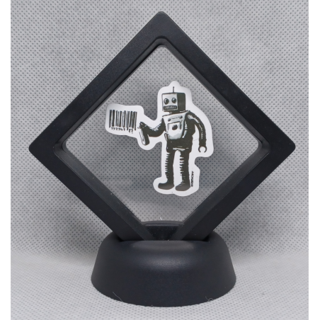 Robot Code - Zwarte Display 7x7 met Banksy sticker